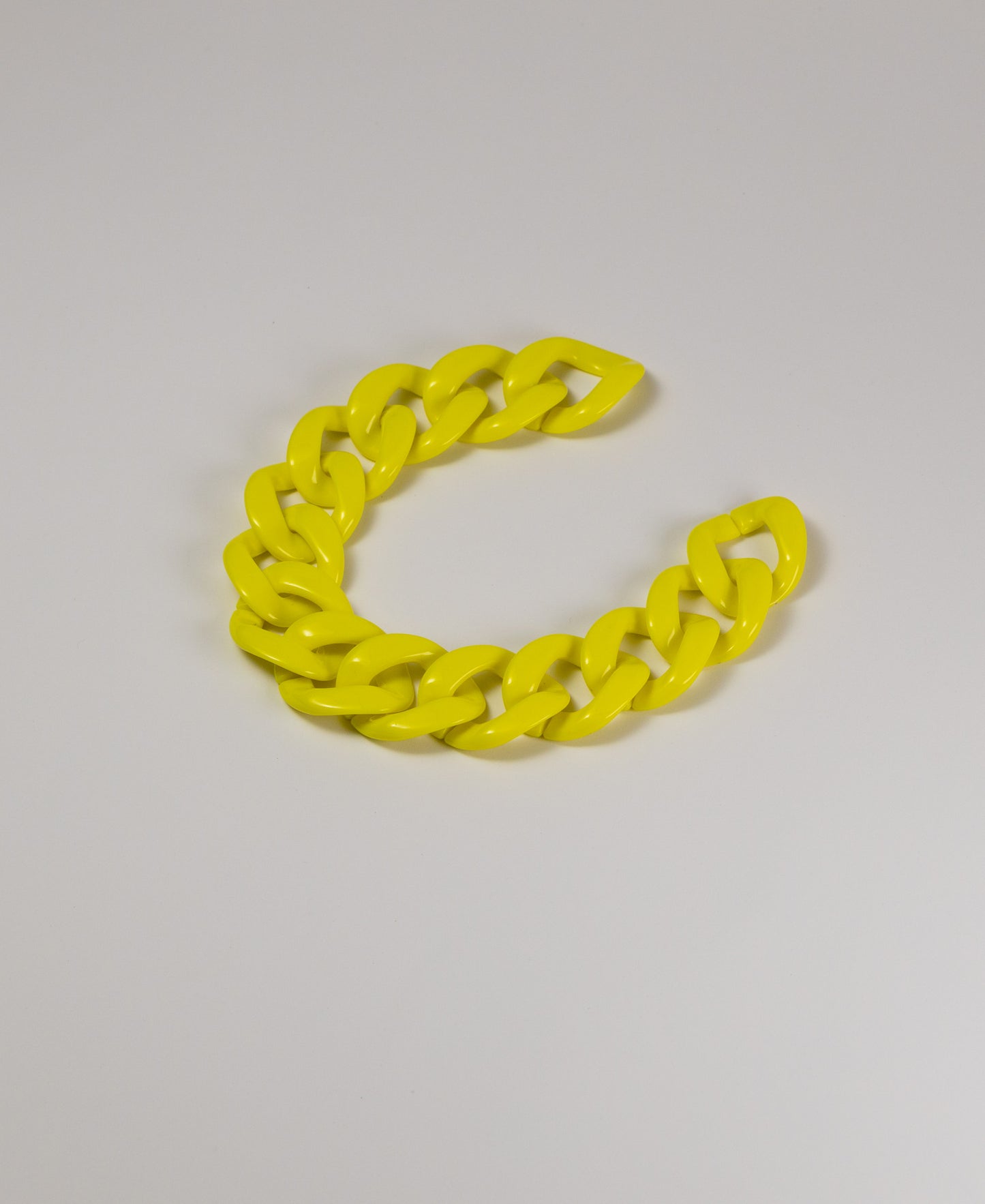 Acrylic Links Chain - Yellow