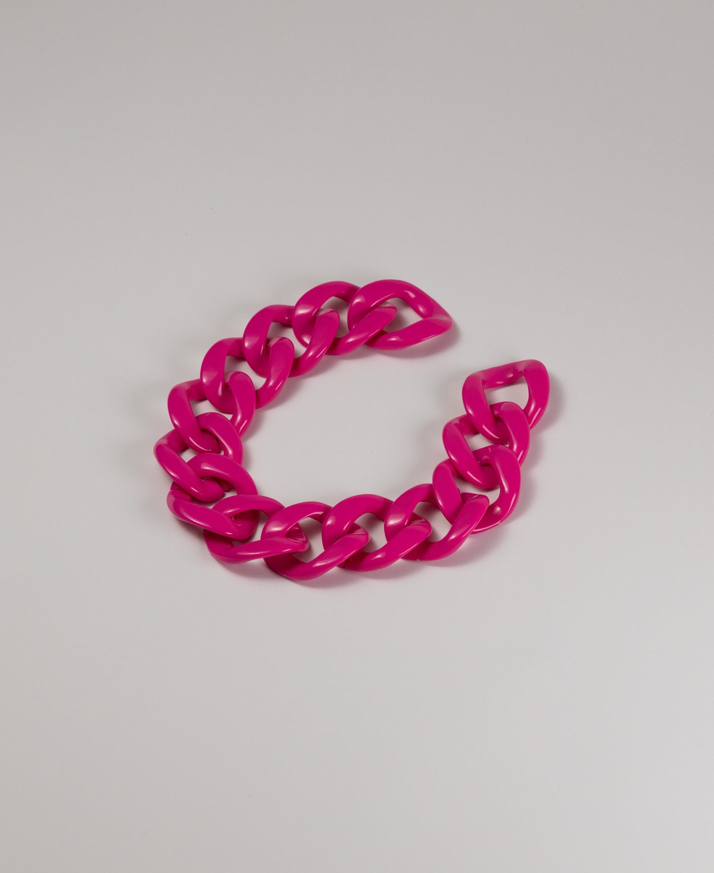 Acrylic Links Chain - Cerise