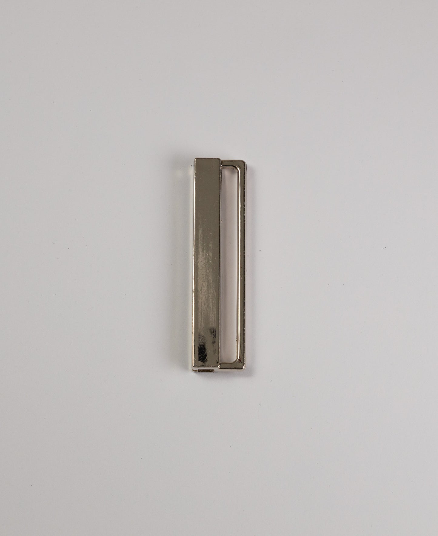 Fancy Buckle - Interlocking Silver (35 x75mm)