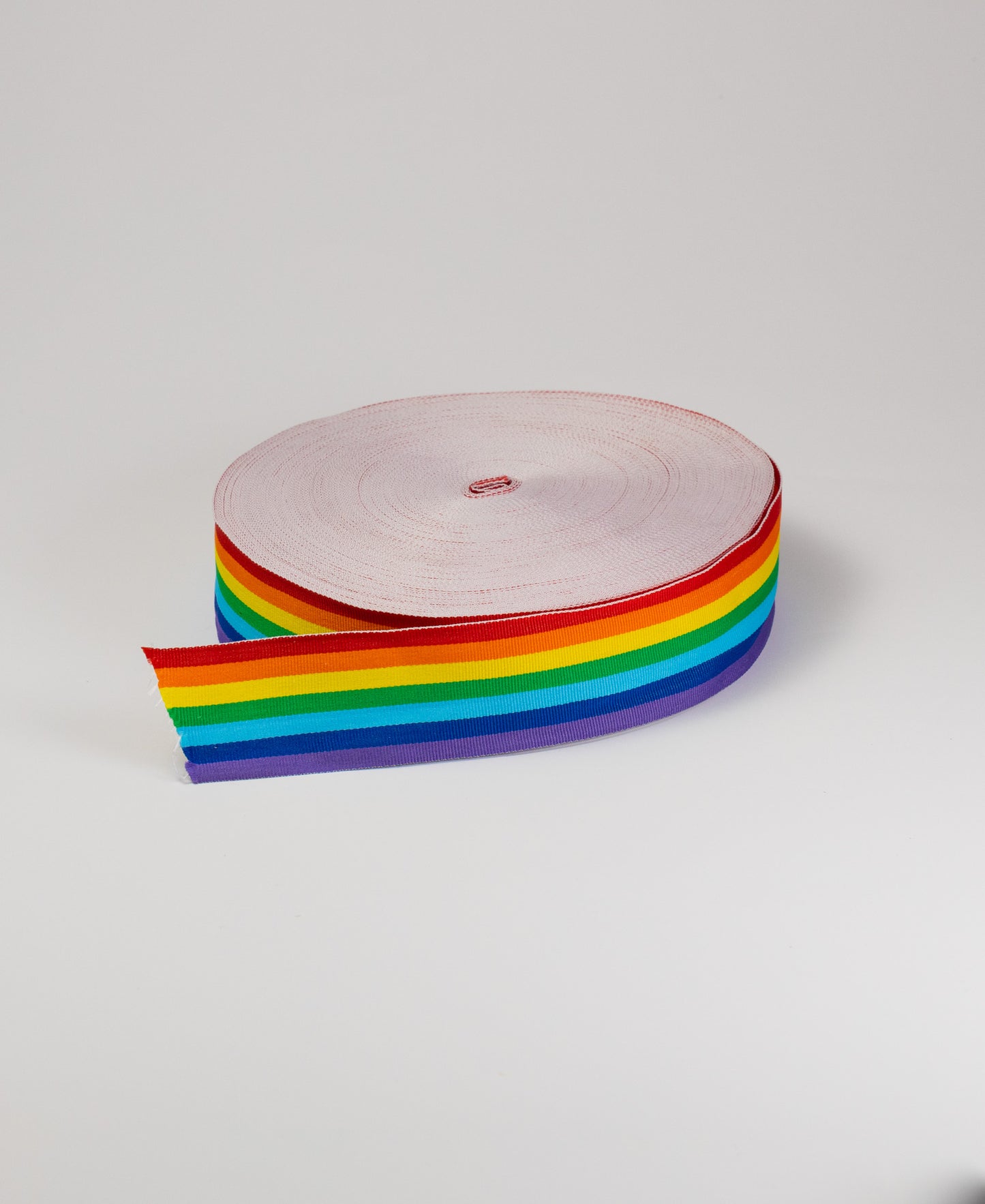 Striped Grosgrain Tape - (RAINBOW) (40MM)