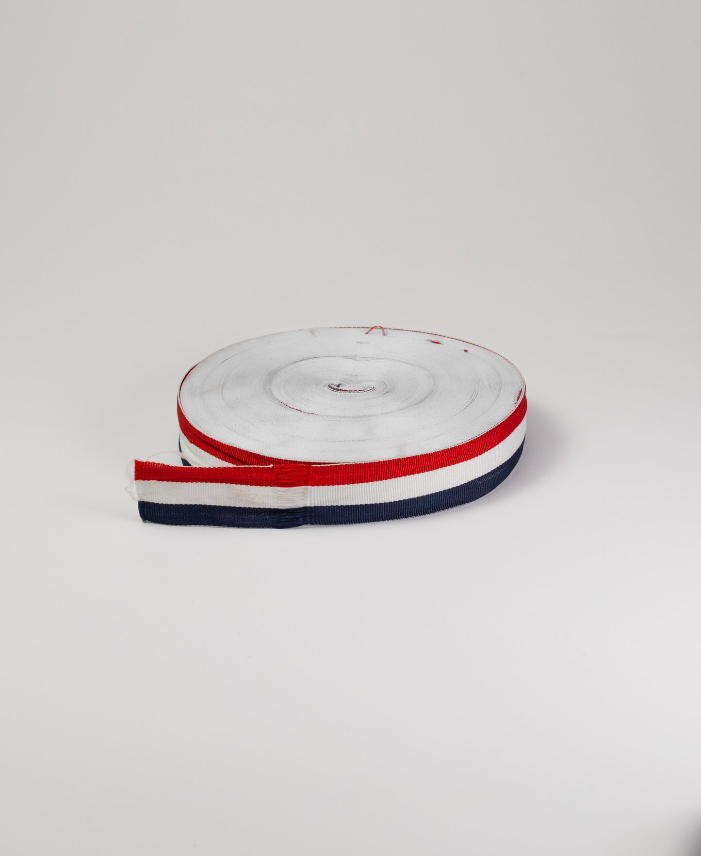 Striped Grosgrain Tape - Red/White/Navy (30MM)