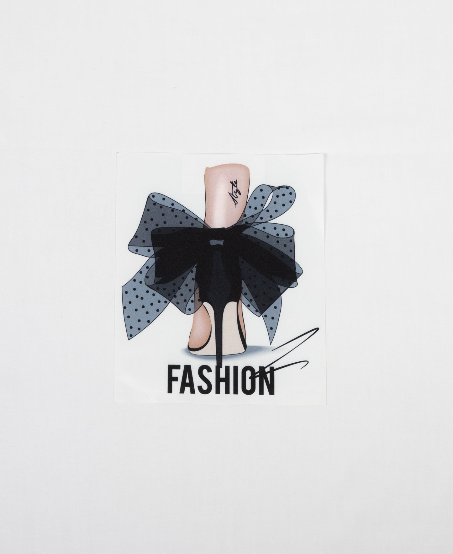 Sew On Motif - "Fashion" Bow Heel