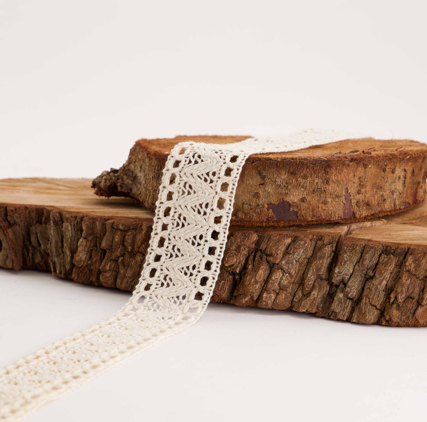 Insertion Tortion Lace Natural (SOLD PER METER)