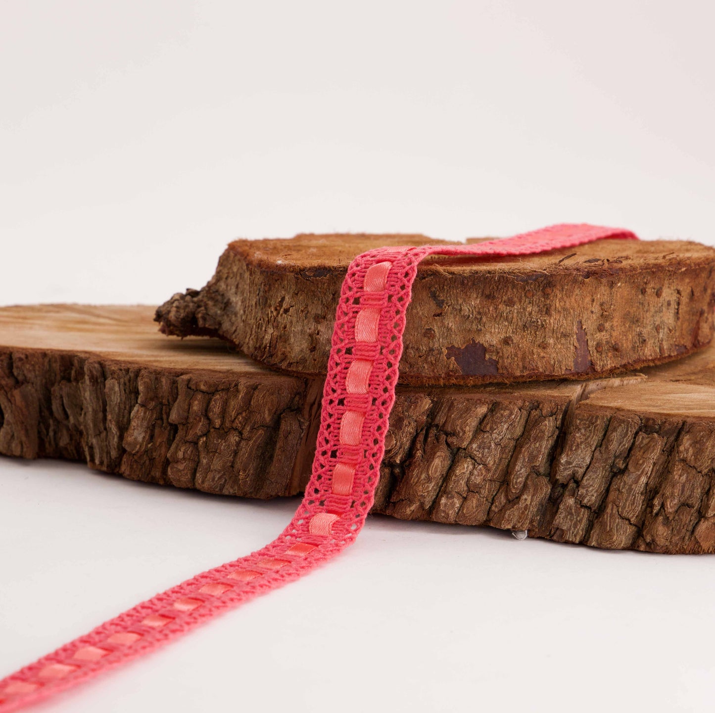 Coral Insertion Lace (SOLD PER METER)