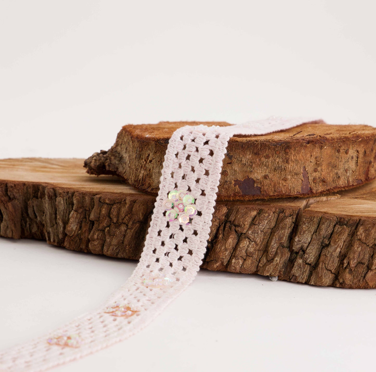 Tortion Lace with Sequins (SOLD PER METER)