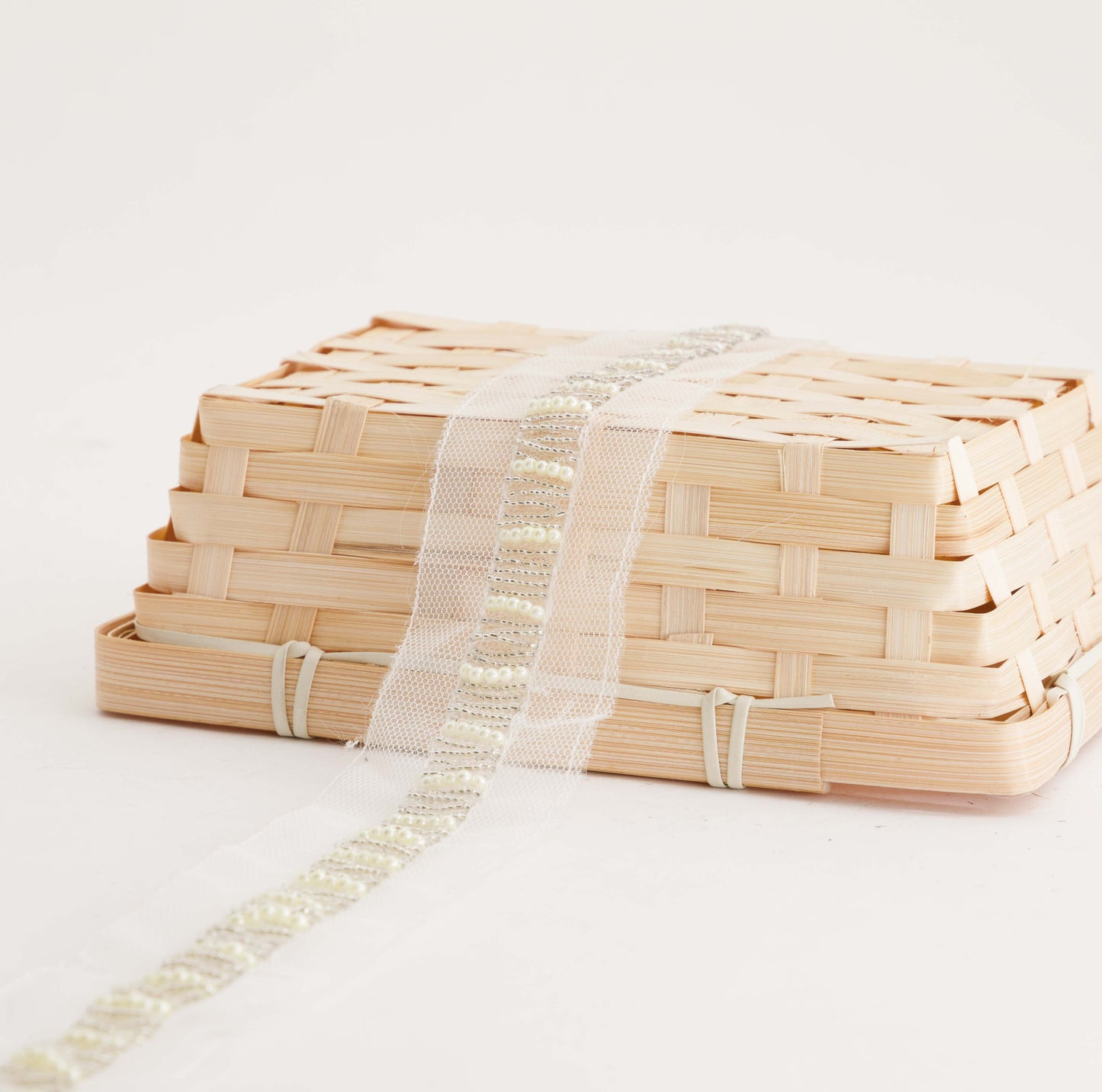 Fancy Braid with Pearls & Beads (SOLD PER METER)