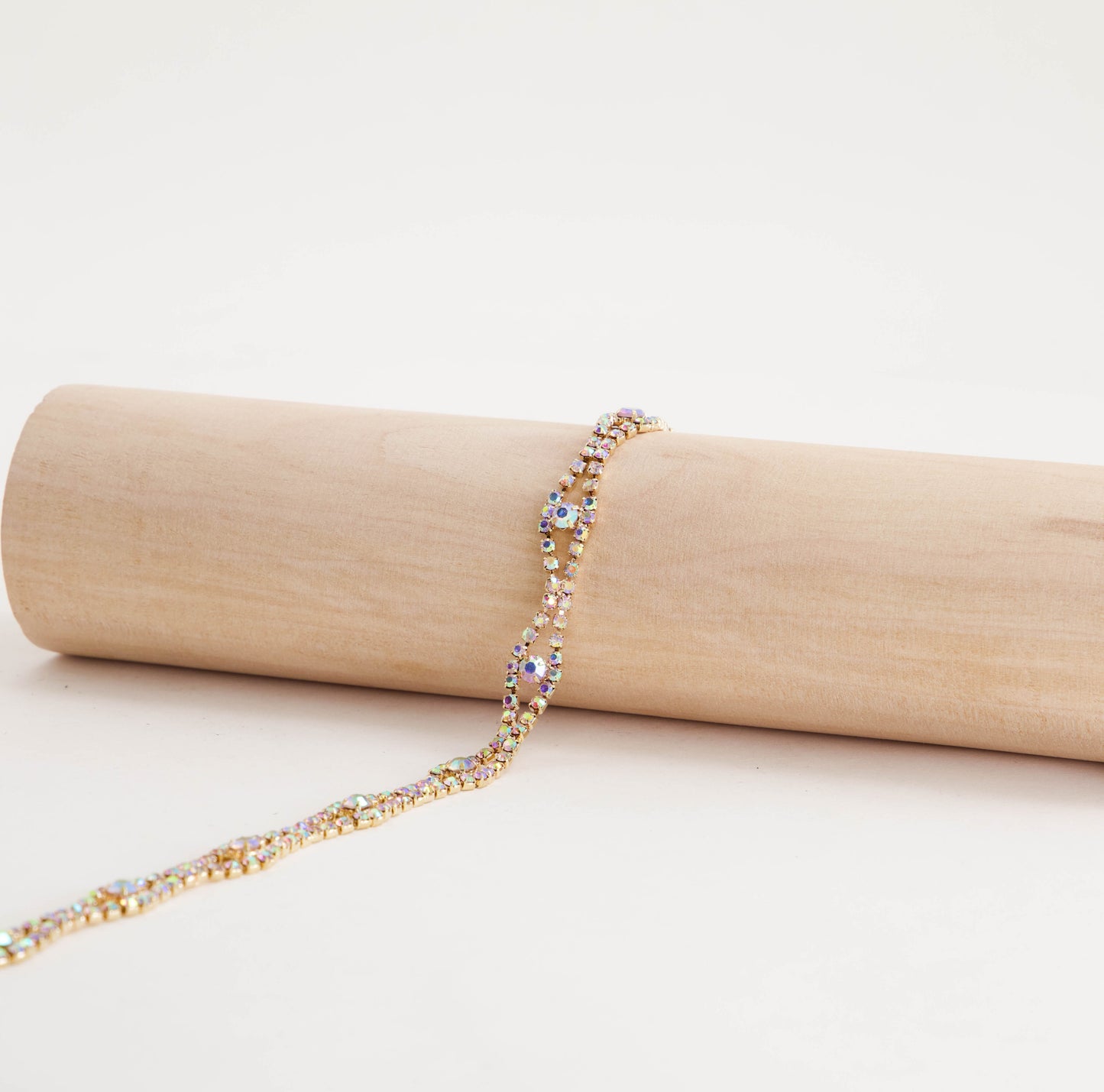 Fancy Diamante Chain Braid (SOLD PER METER)