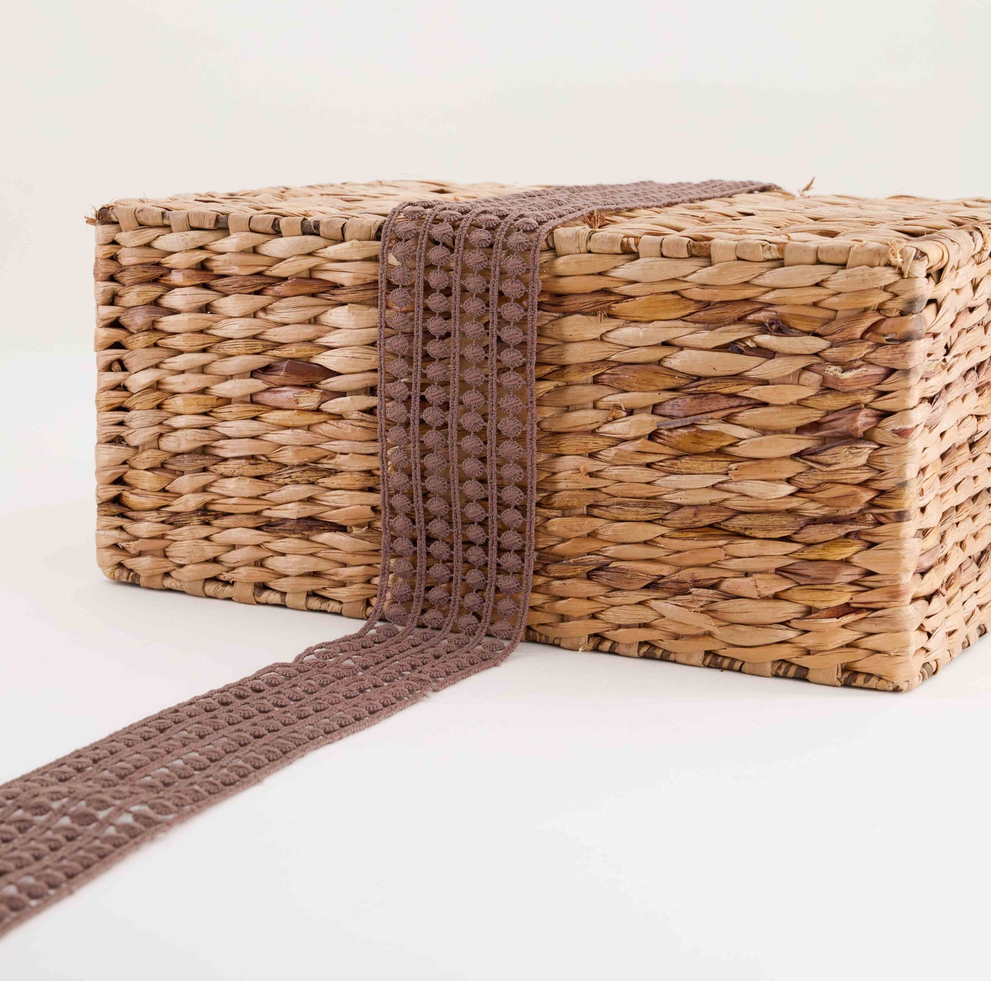 4 Row Dotted Polyester Lace (SOLD PER METER)