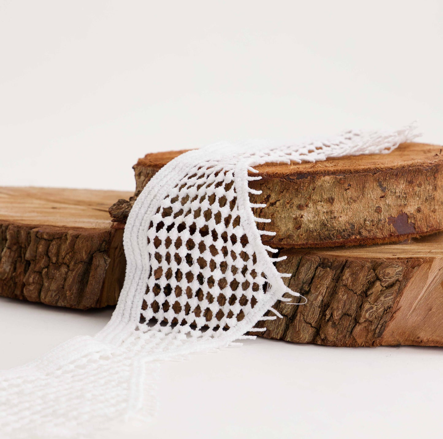 Scalloped Polyester Lace (SOLD PER METER)