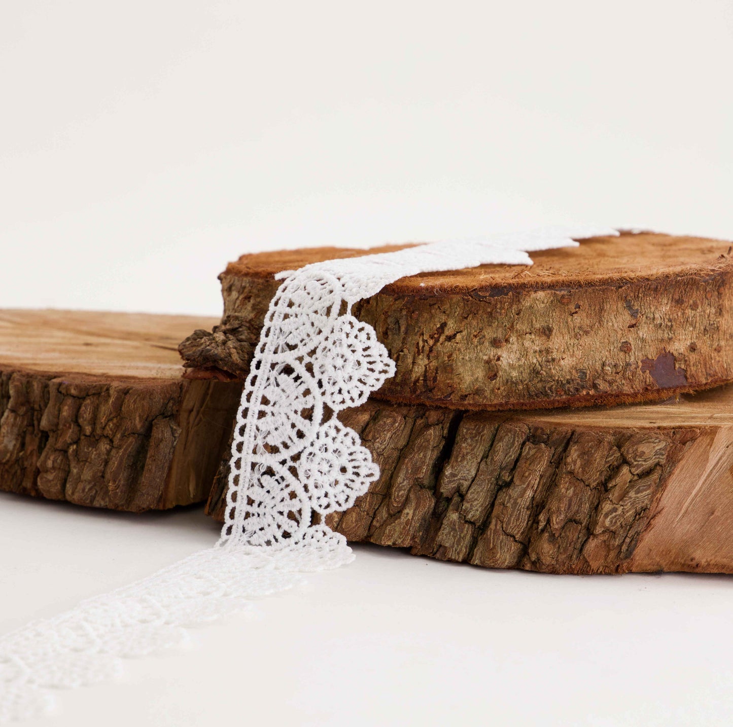 Scalloped Polyester Lace (SOLD PER METER)