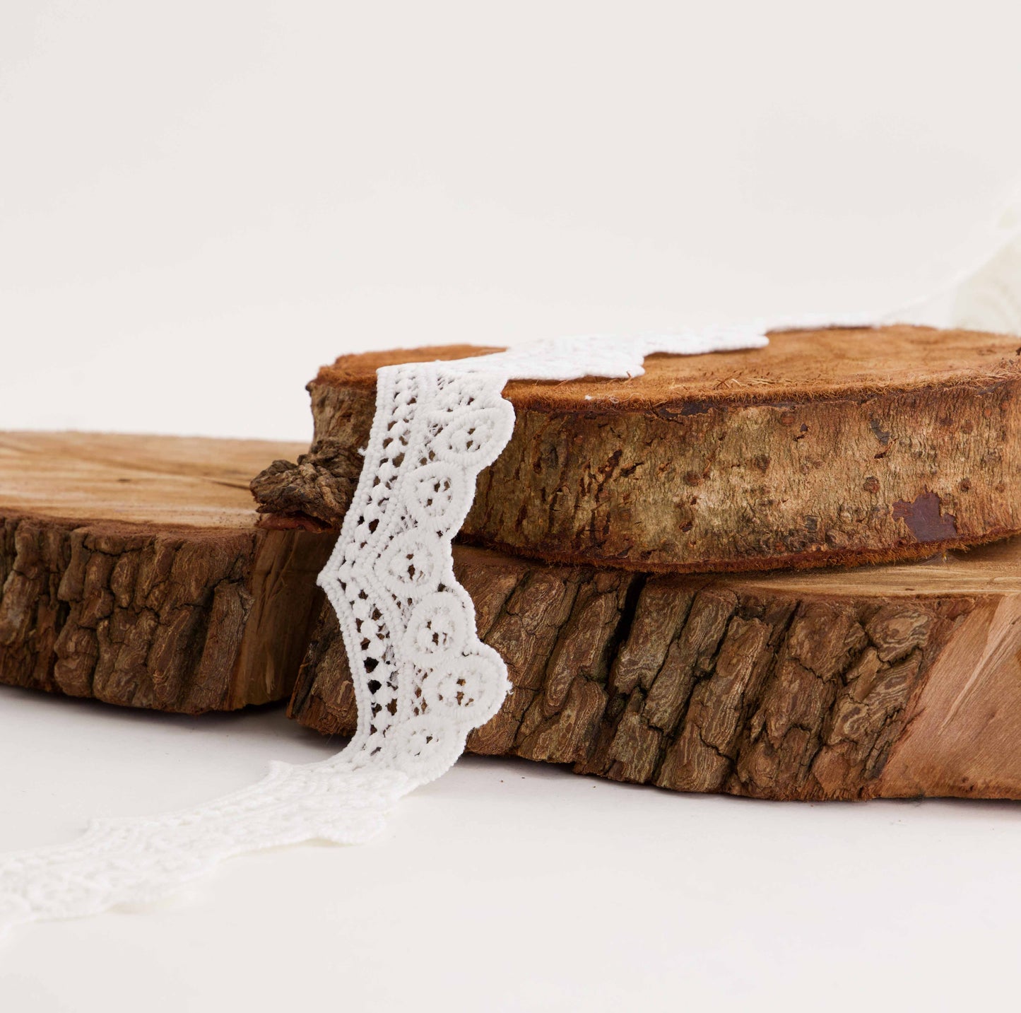 Scalloped Polyester Lace (SOLD PER METER)