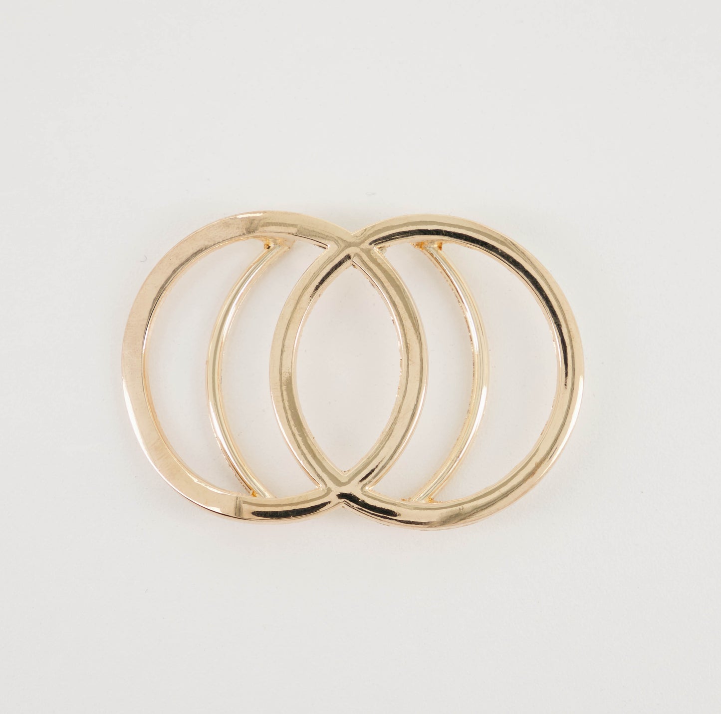 Gold Double O Ring Buckle
