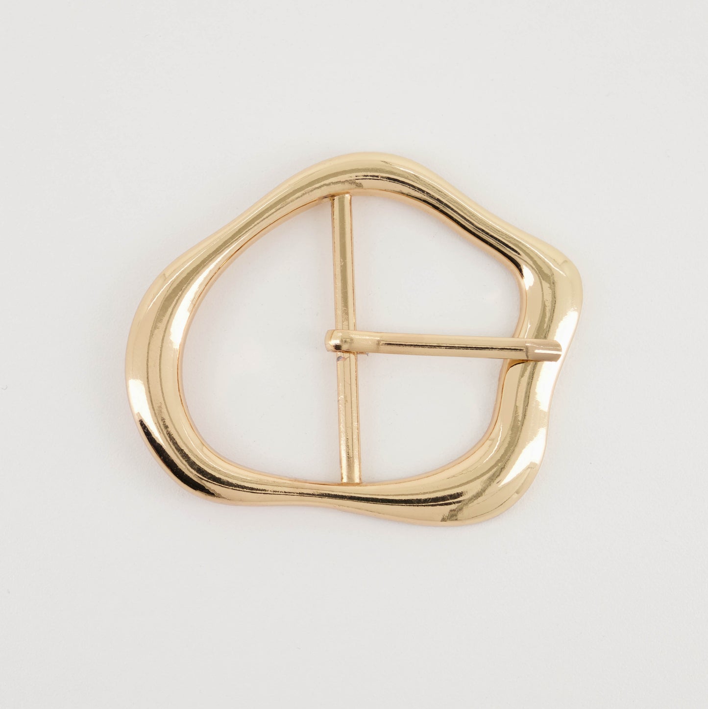 Oblong Rose Gold Metal Slider and Prong