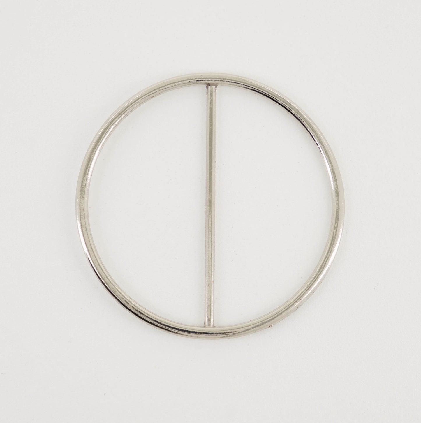 O Ring Metal Silver Slider (60mm)