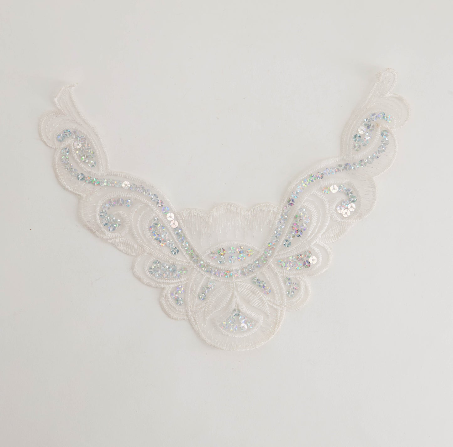 Sequined Organza Neckpiece