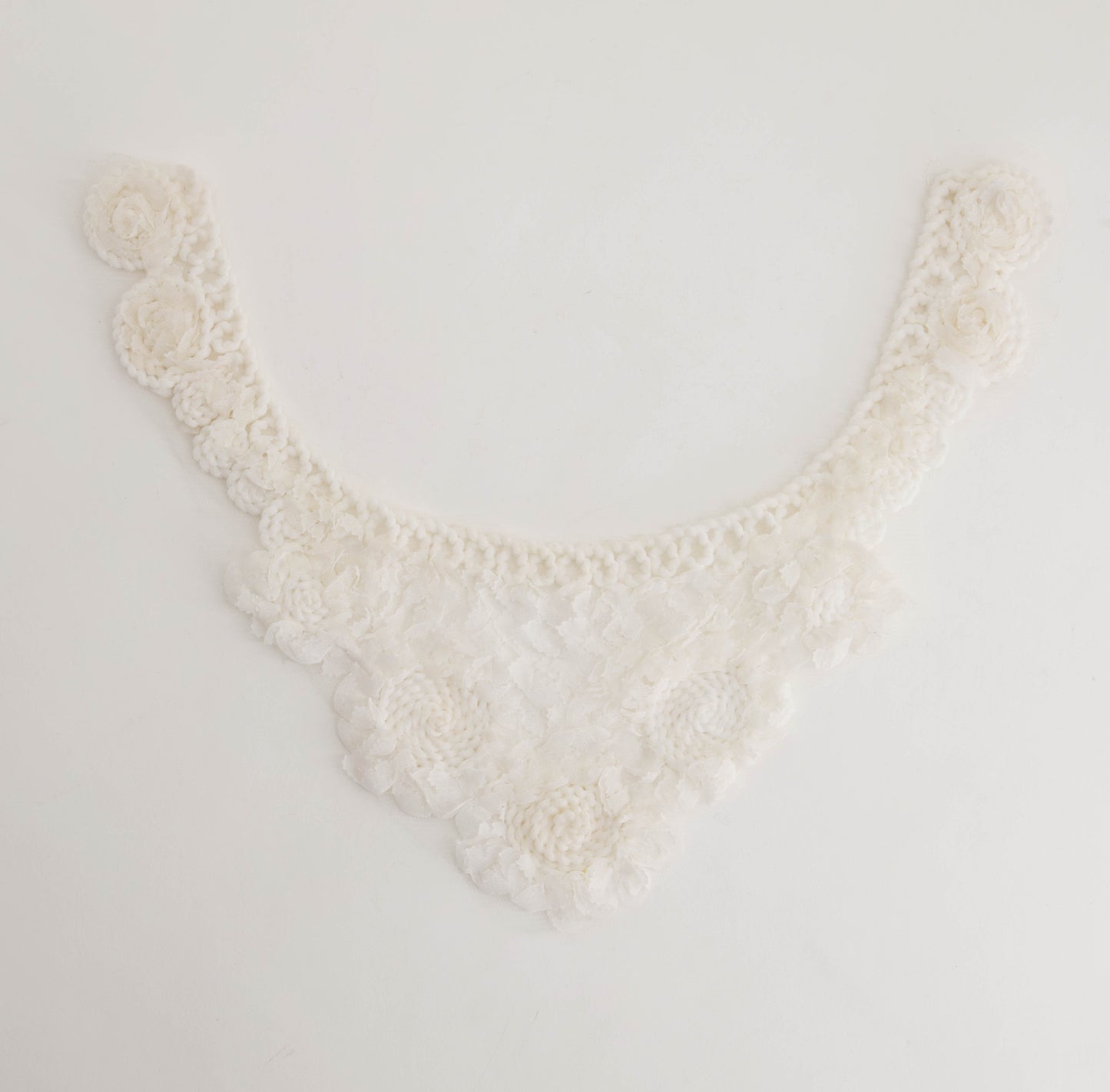 Ruffle Cornelli Flower Neckpiece