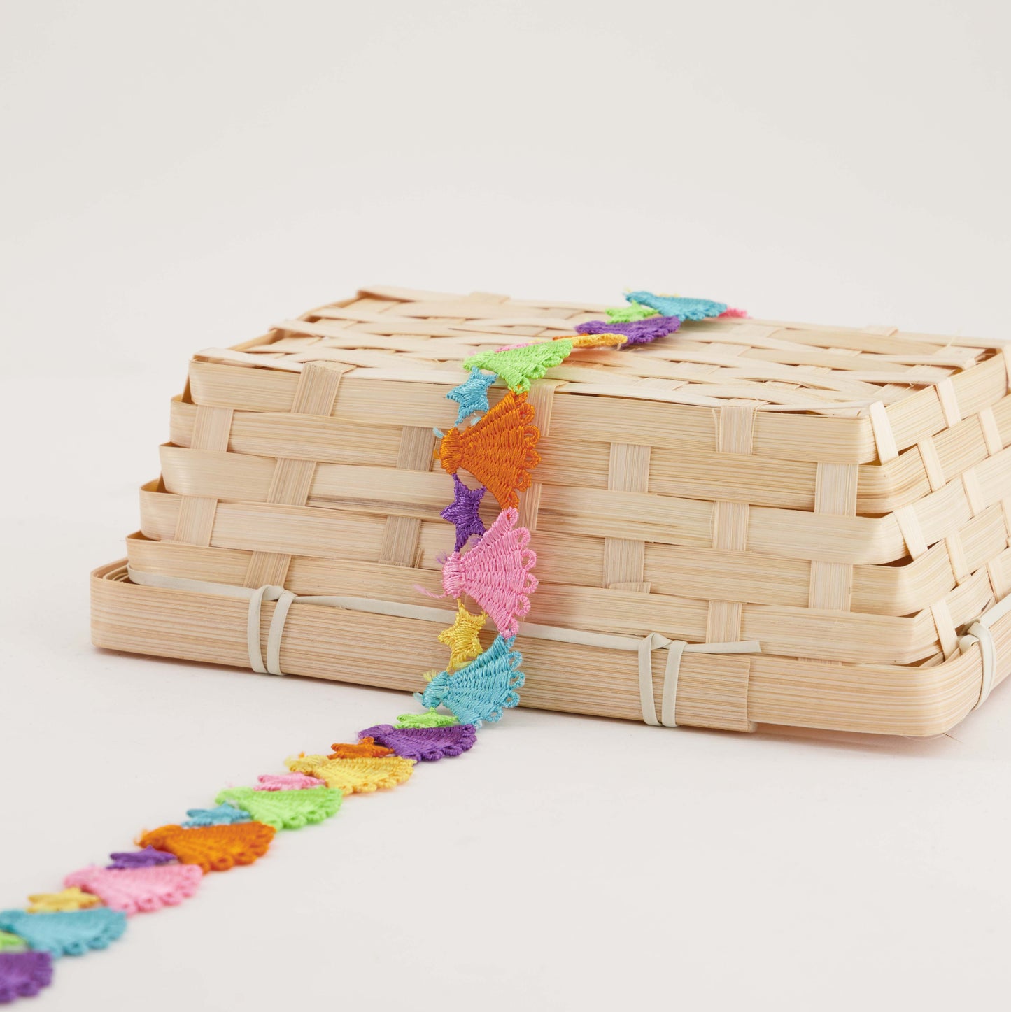 Multi Colored Fancy Lace (SOLD PER METER)