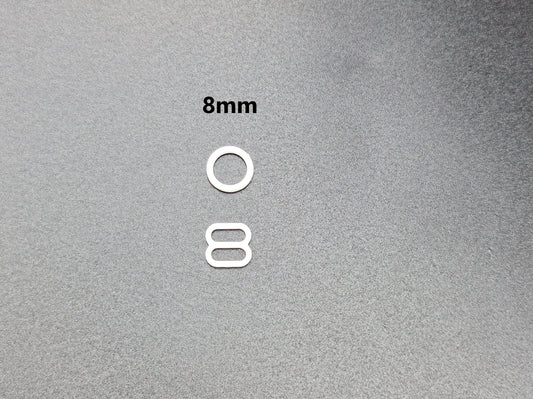 Bra O Rings & Slider (Pack of 30 & 60) (PLASTIC)