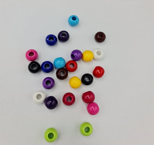 Plastic Beads (10mm) (PACK OF 20)
