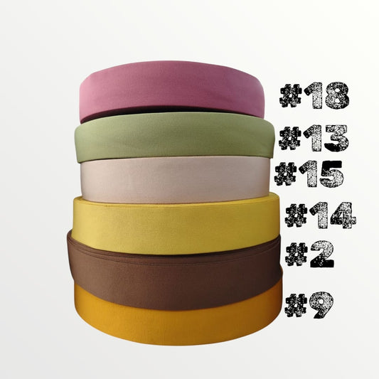 5cm Plush Elastic - 18 Colours (SOLD PER METRE)