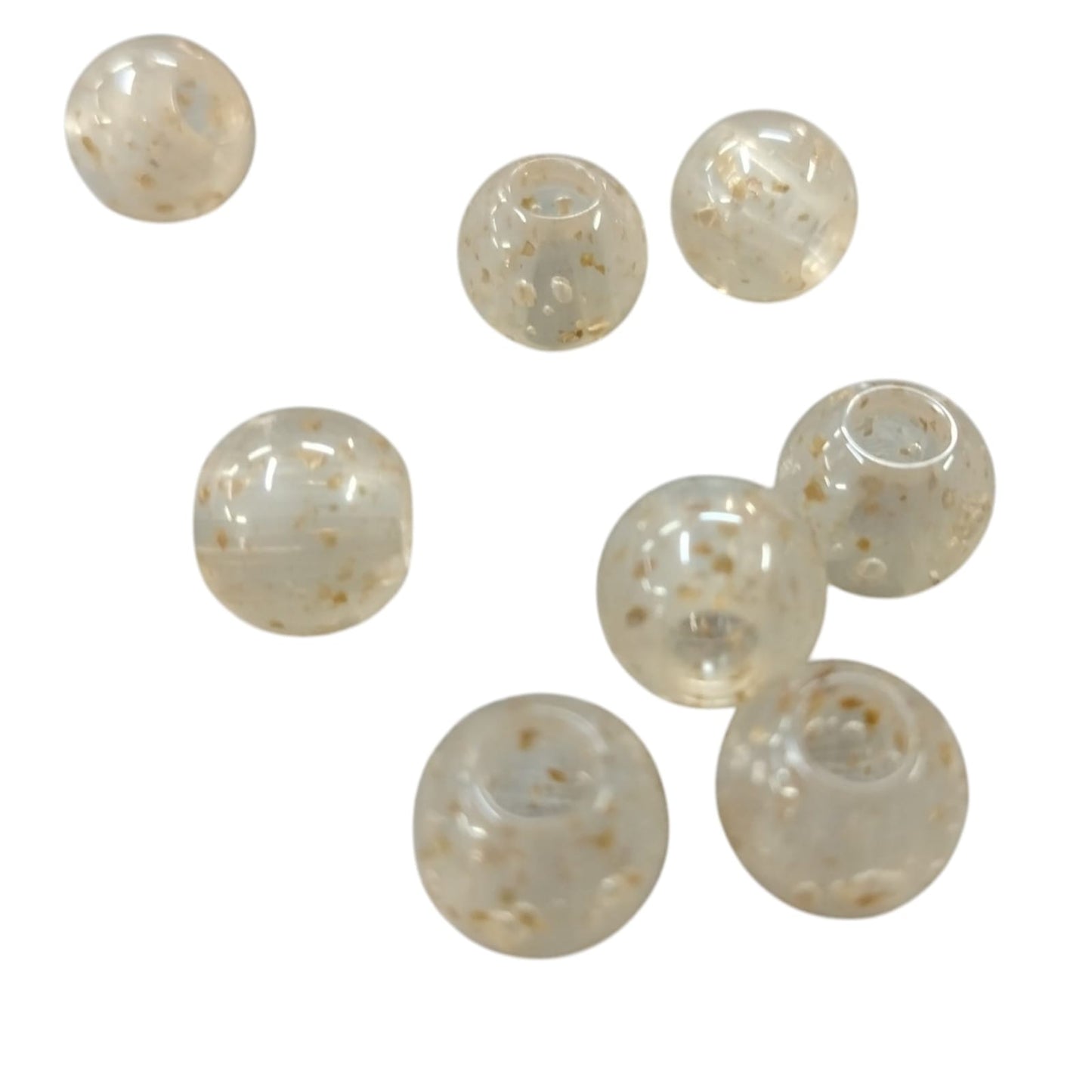 Acrylic Beads - Round - 12mm Length x 5mm Hole - (9 Colours) (SOLD IN PACKS OF 50)