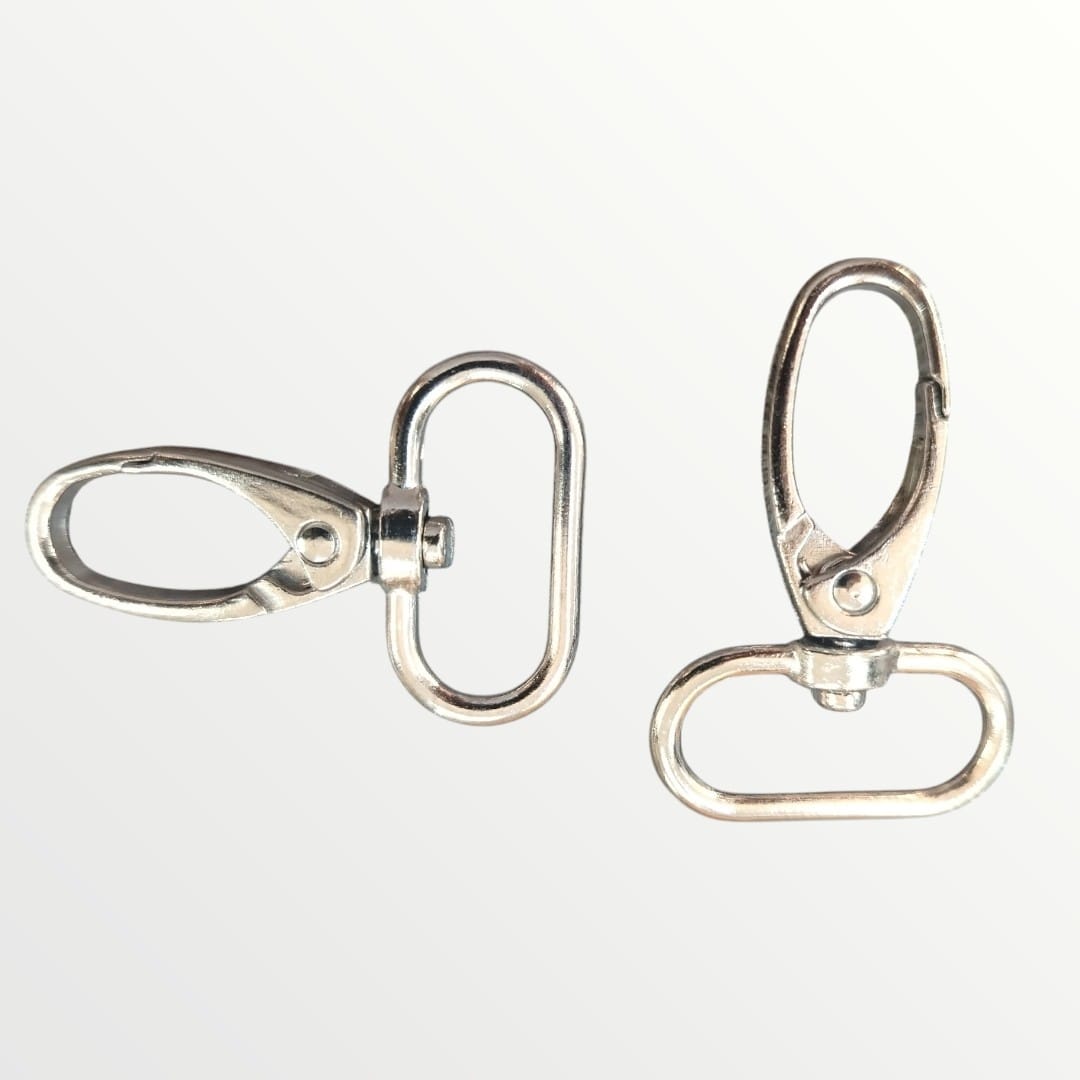 25mm Lobster Snaphook - Nickel (SOLD IN PACK OF 2)