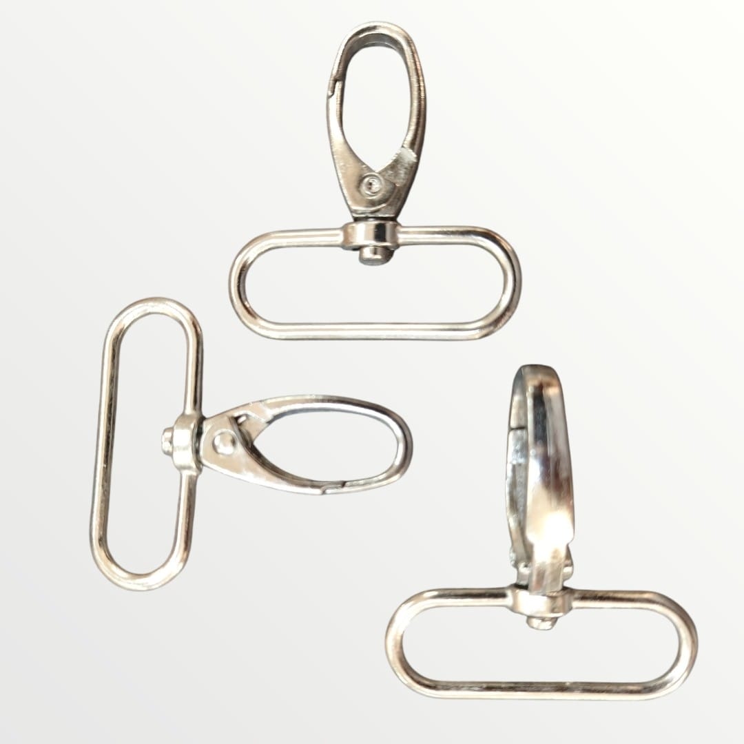 38mm Lobster Snaphook - Silver (SOLD IN PACK OF 2)