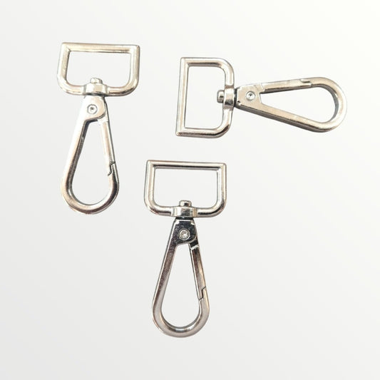 Lobster Snaphook - 25mm - Nickel (SOLD IN PACK OF 2)