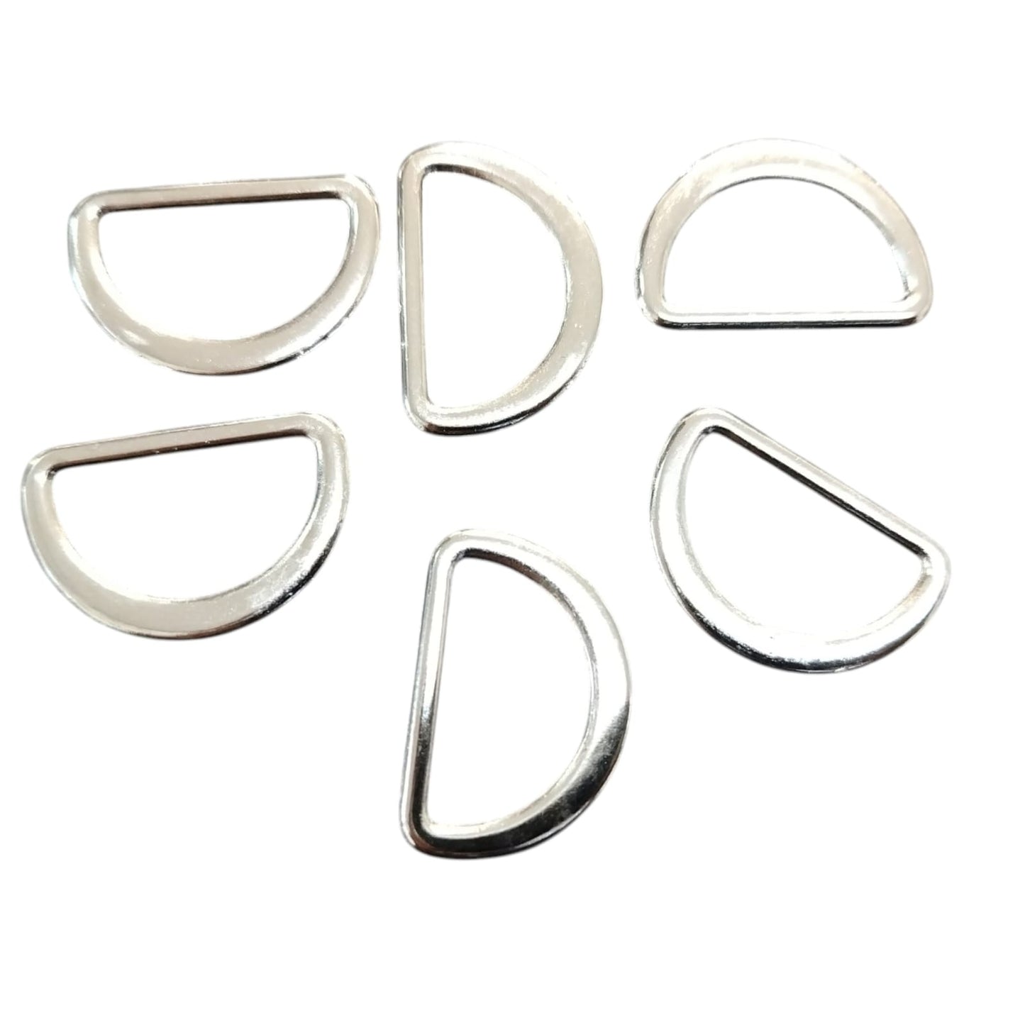 D Ring - Silver - (20mm Inner Measurement)