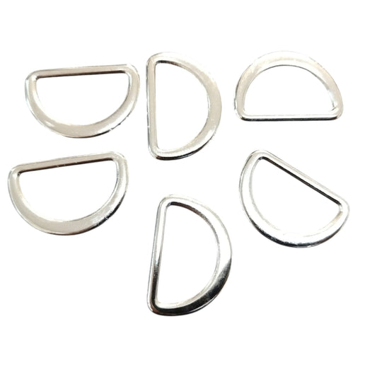 D Ring - Silver - (20mm Inner Measurement)