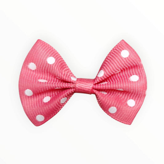 Petersham Bow - Polka Dots - 55 x 35mm