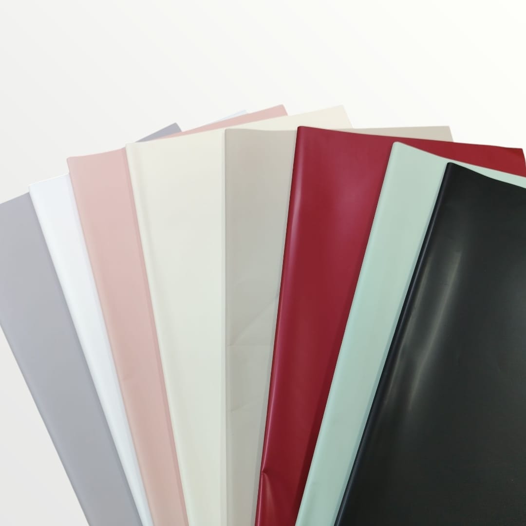 58cm x 58cm Flower Wrapping Paper (PLAIN) - (PACK OF 20 SHEETS)