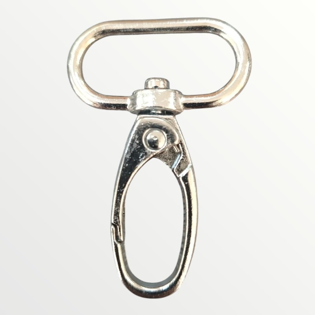 25mm Lobster Snaphook - Nickel (SOLD IN PACK OF 2)