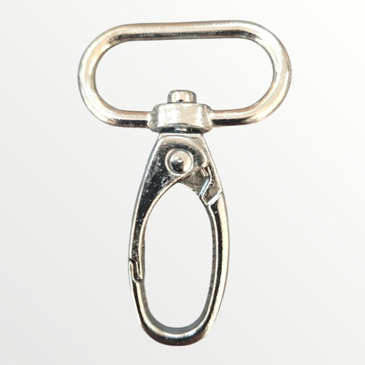 25mm Lobster Snaphook - Nickel (SOLD IN PACK OF 2)
