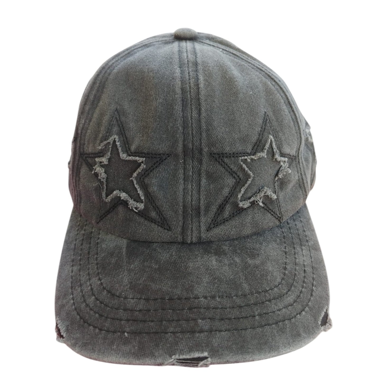Dank - Star Boi Distressed Cap - 4 Colours (Pink)(Blue)(Black)(Beige)
