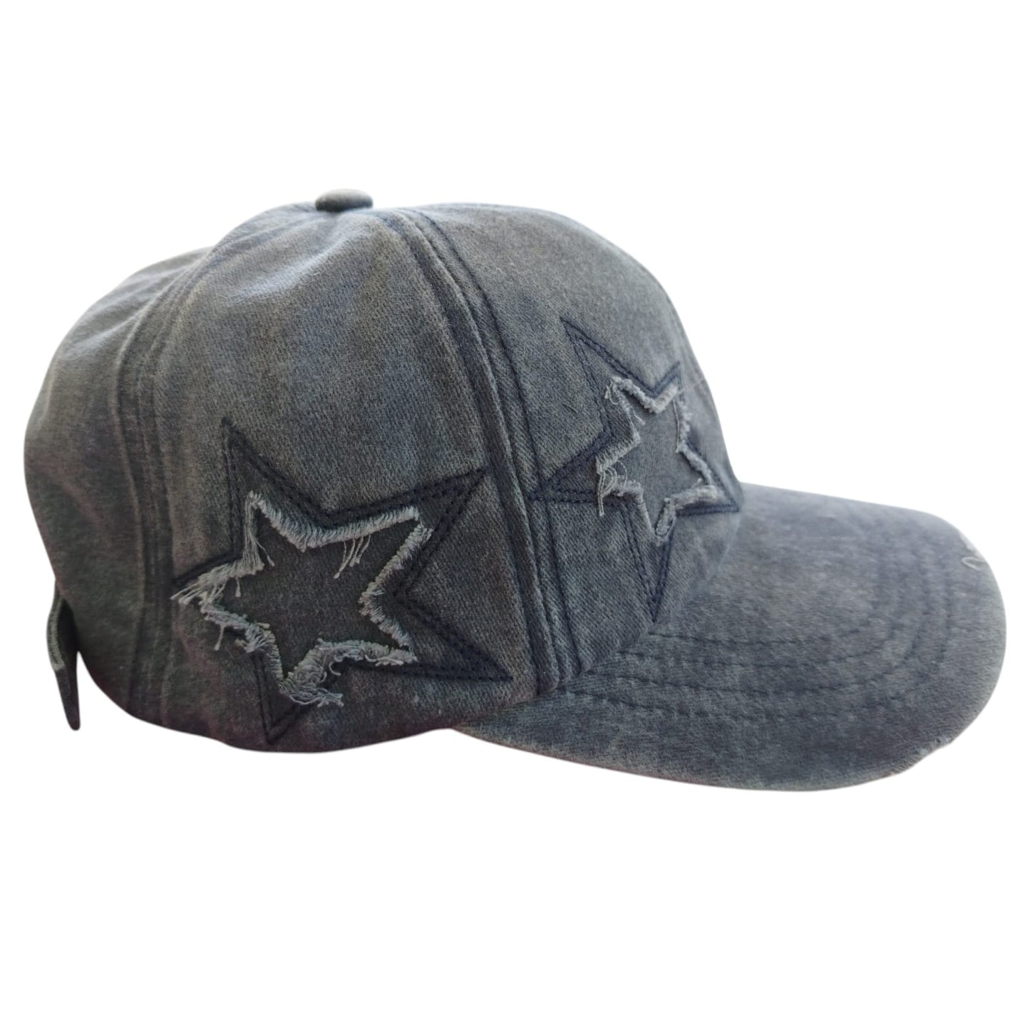Dank - Star Boi Distressed Cap - 4 Colours (Pink)(Blue)(Black)(Beige)