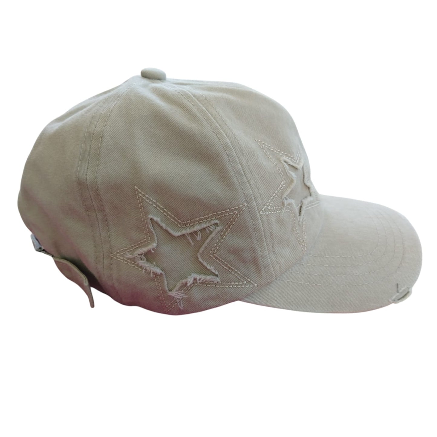 Dank - Star Boi Distressed Cap - 4 Colours (Pink)(Blue)(Black)(Beige)