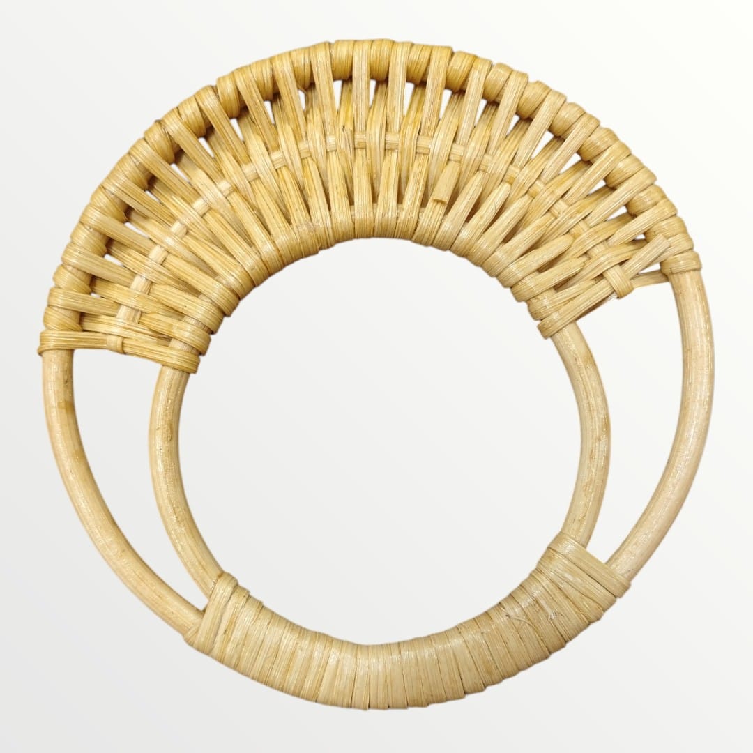 Raffia Bag Handle - 16cm - Natural (SOLD AS A SET OF 2)