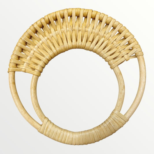 Raffia Bag Handle - 16cm - Natural (SOLD AS A SET OF 2)