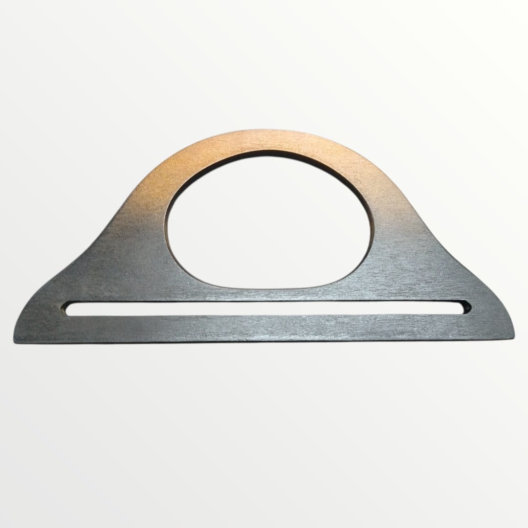 Two Tone Wooden Bag Handle - Black/Brown - 25 x 11.5cm (SOLD IN A SET OF 2)