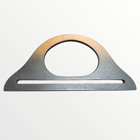 Two Tone Wooden Bag Handle - Black/Brown - 25 x 11.5cm (SOLD IN A SET OF 2)