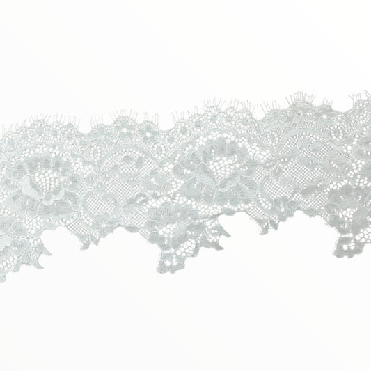 Stretch Lace - 10cm - White (SOLD PER METRE)