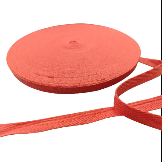 Twill Tape (Salmon)(10mm)