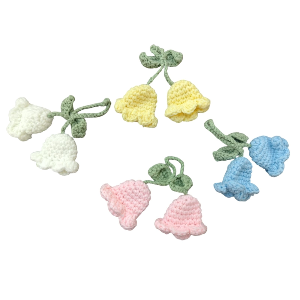 Crochet Bell Flower Motif (4 Colours)