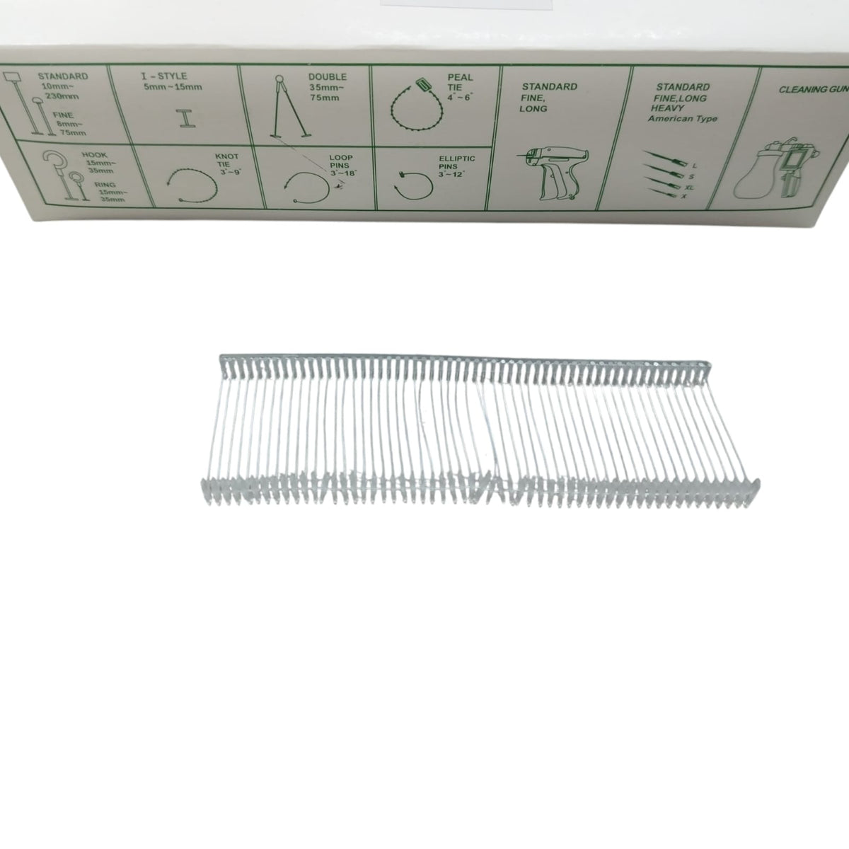 Black & White Tag Pins (box of 5000pcs)