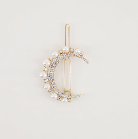 Pearl Stone Hair Clip