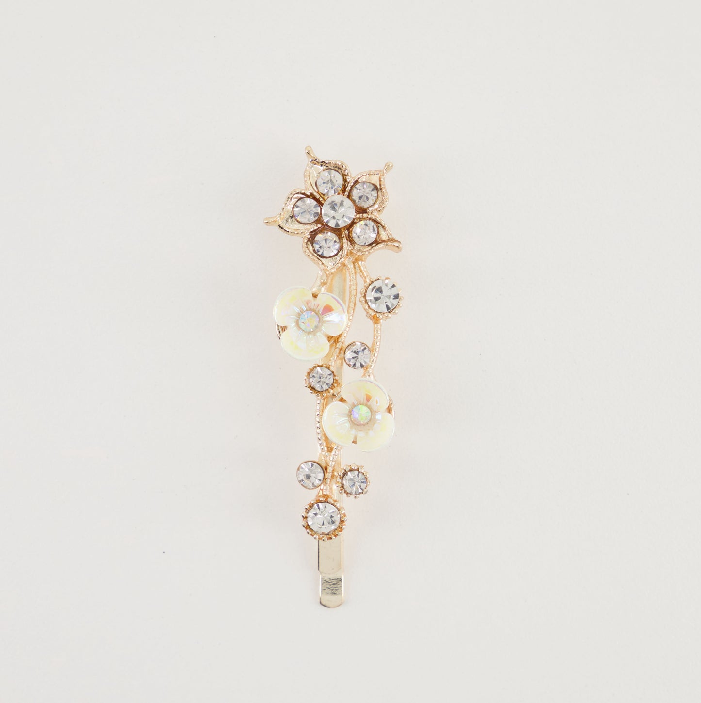 Stone Flower Hair Clip