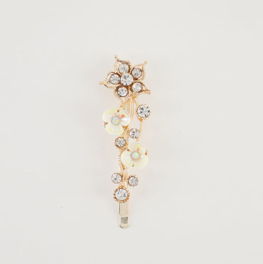 Stone Flower Hair Clip