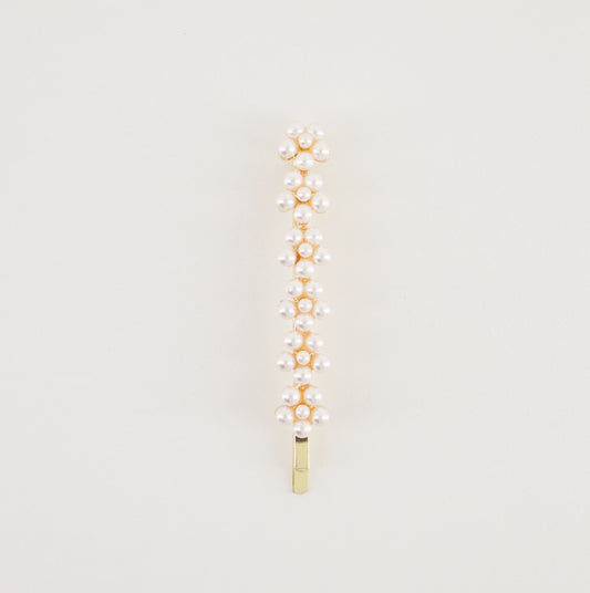 Pearl Flower Hair  Clip