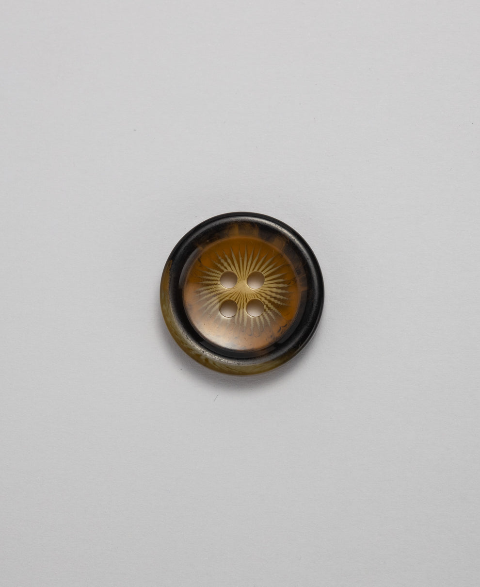 4 Hole Gloss Tortoise Shell Button (PACK OF 10) – Trims n Things